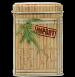 Store Compagnie & Co Bamboo empty tea storage canister