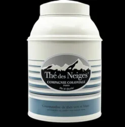 Best Compagnie & Co Thé de Neiges - Empty 1Kg Tea Metal Tin (Vintage tin)